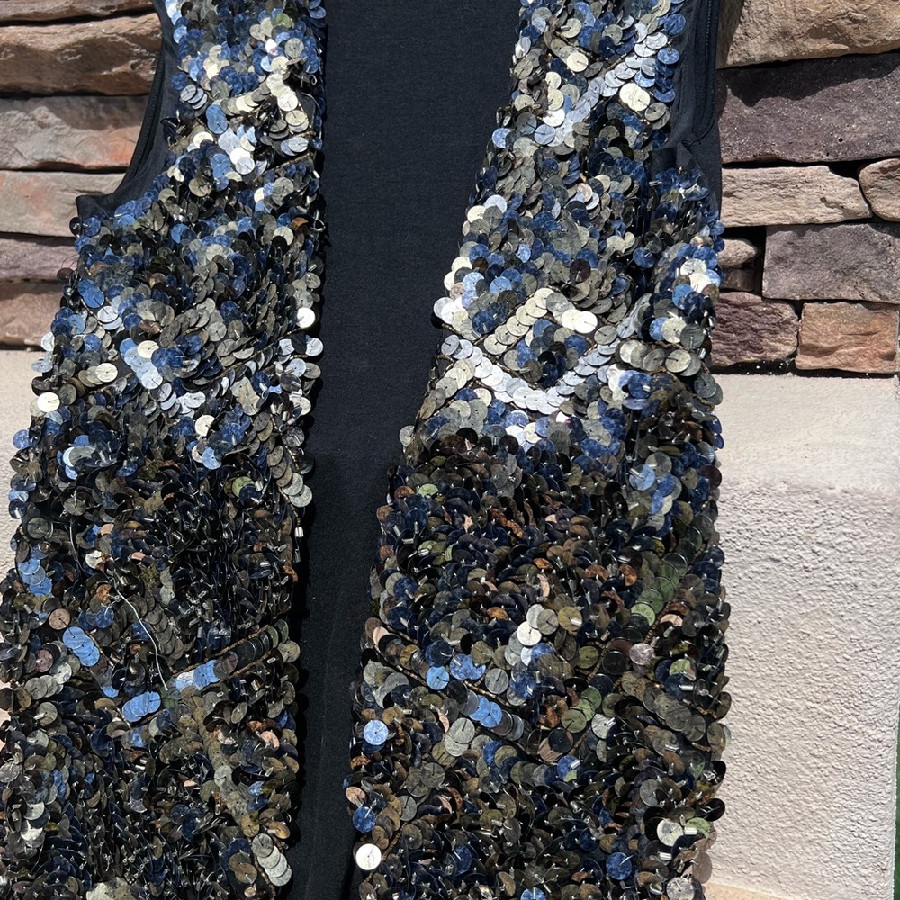 Cathrine Malandrino Sequence Vest Women’s Size 6 Fair Condition View 4